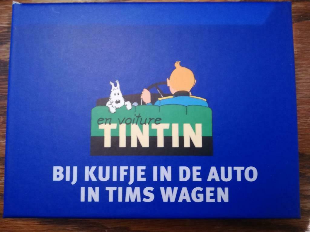 Bij Kuifje in de auto - Autominiaturen uit de strips., Verzamelen, Complete verzamelingen en Collecties, Ophalen