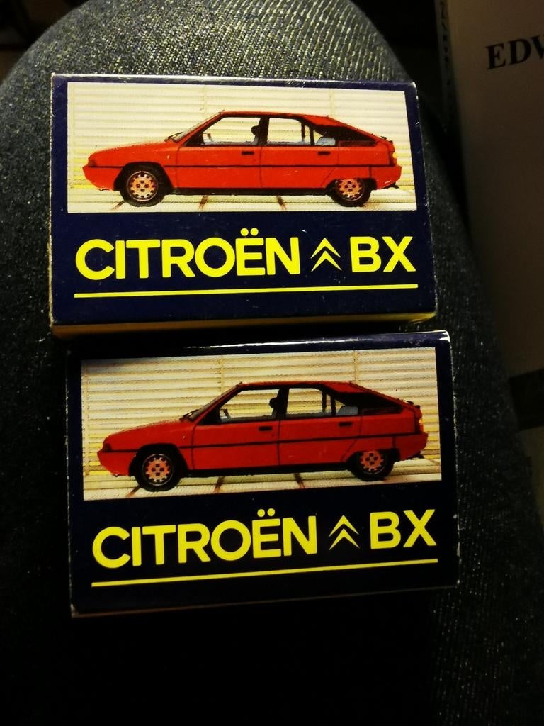 Boîtes d'allumettes Citroën BX, voir description, Enlèvement ou Envoi, Comme neuf, Voitures