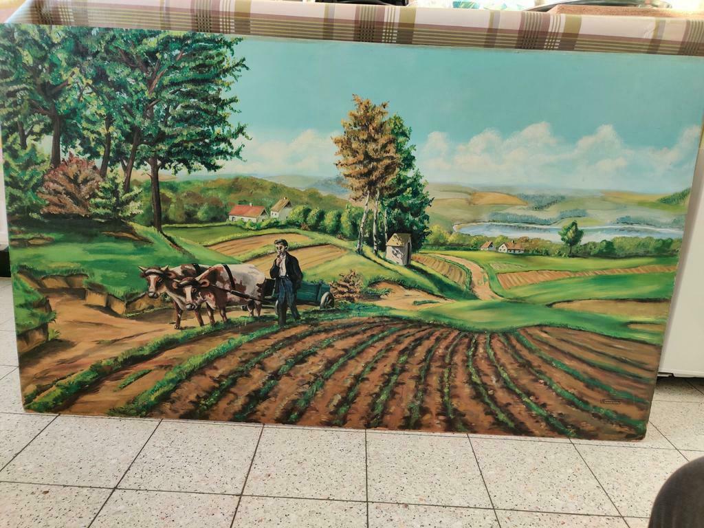 Schilderij 🖼️landschap🖼️, Antiek en Kunst, Ophalen