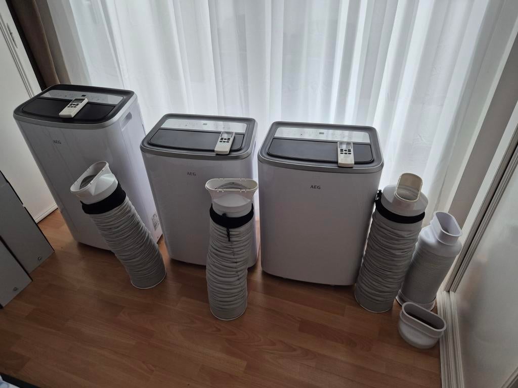 3 climatiseurs clim mobile AEG complets, Electroménager, Enlèvement