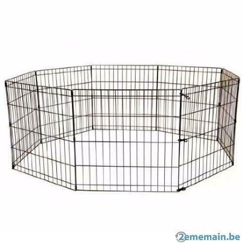 Enclos chien 8 PANNEAUX parc chien cage chien chiot 4 TAILLE, Envoi, Neuf