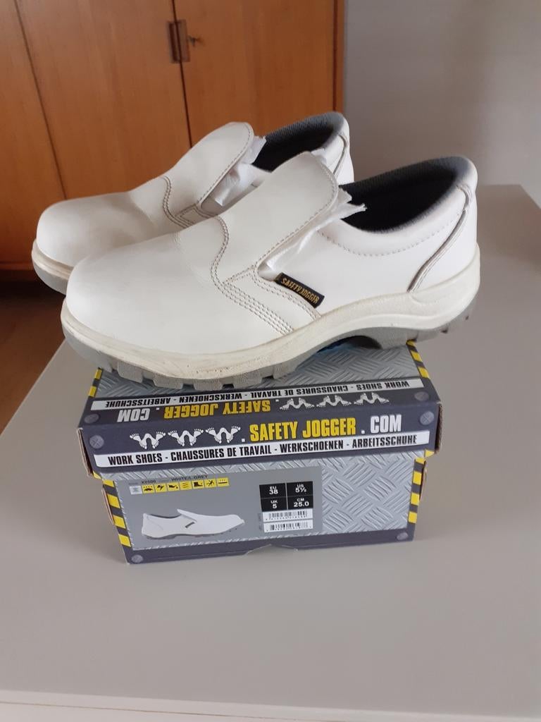 Veiligheidsschoenen wit 38 Safety Jogger (Ter groene poorte), Ophalen of Verzenden