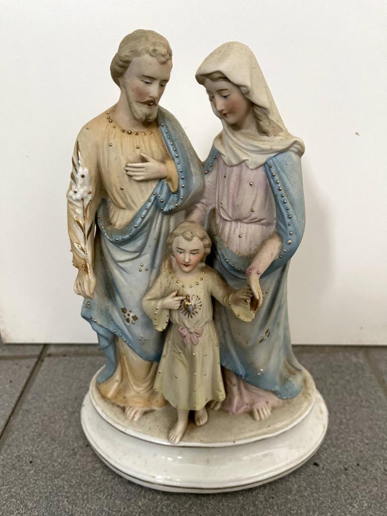 mooi oud beeld - heilige familie, Ophalen