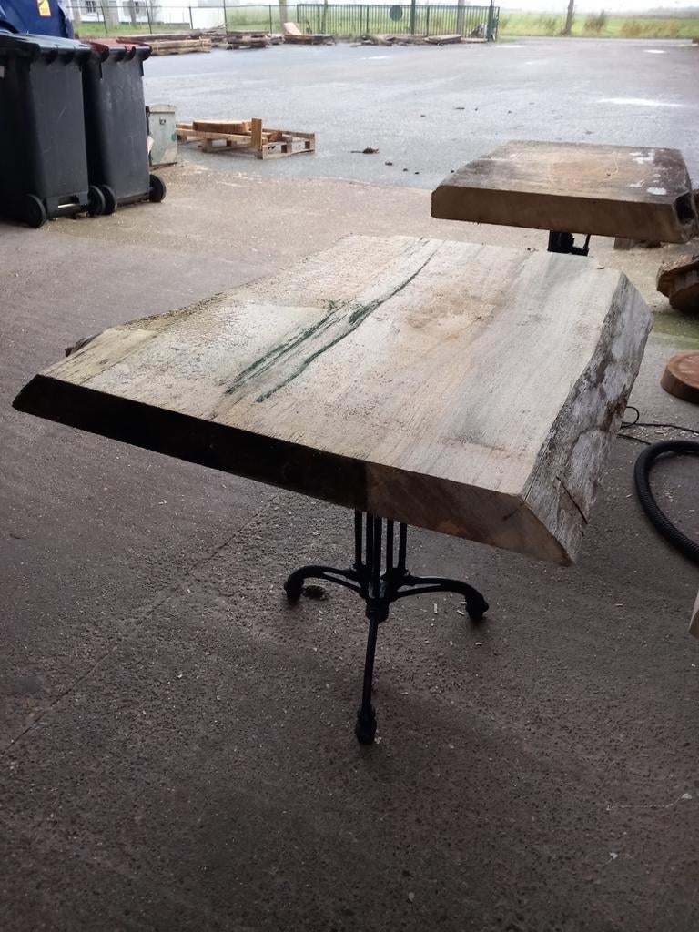 Boomstamtafels tafelbladen planken wandplanken keuken badkam, Tuin en Terras, Ophalen, Nieuw