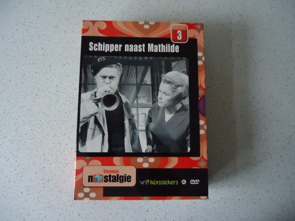 3 DVD's BOX "Schipper Naast Mathilda"  in Prima Staat !, Ophalen of Verzenden, Zo goed als nieuw, Komedie, Boxset