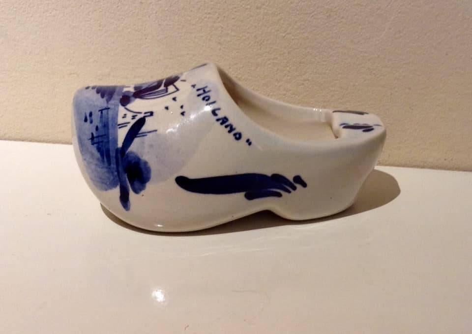 Cendrier sabot en porcelaine vintage Delft Blauw, Antiquités & Art, Enlèvement ou Envoi