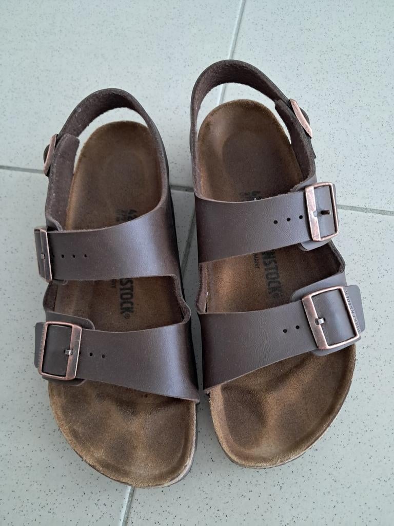 Sandalen Birckenstocks bruin maat 42 PERFECTE STAAT, Ophalen of Verzenden