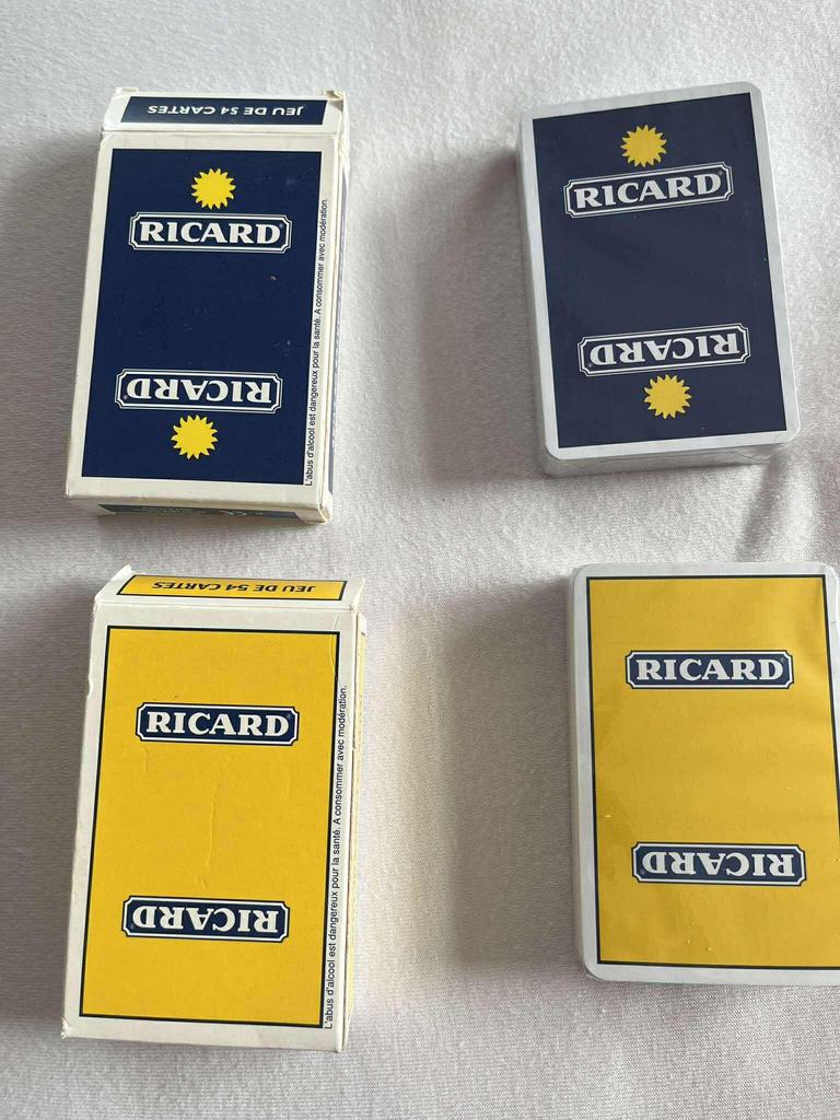 Ricard speelkaarten, Enlèvement, Neuf