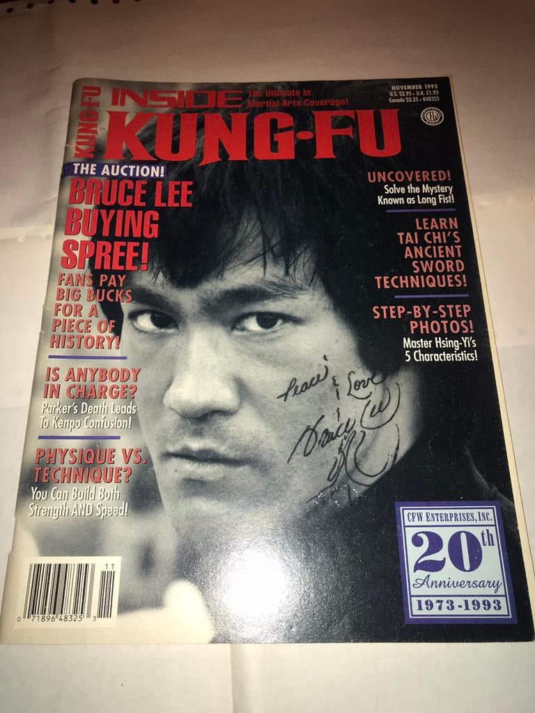 Bruce Lee tijdschrift, Ophalen of Verzenden, Zo goed als nieuw, Sport en Vrije tijd