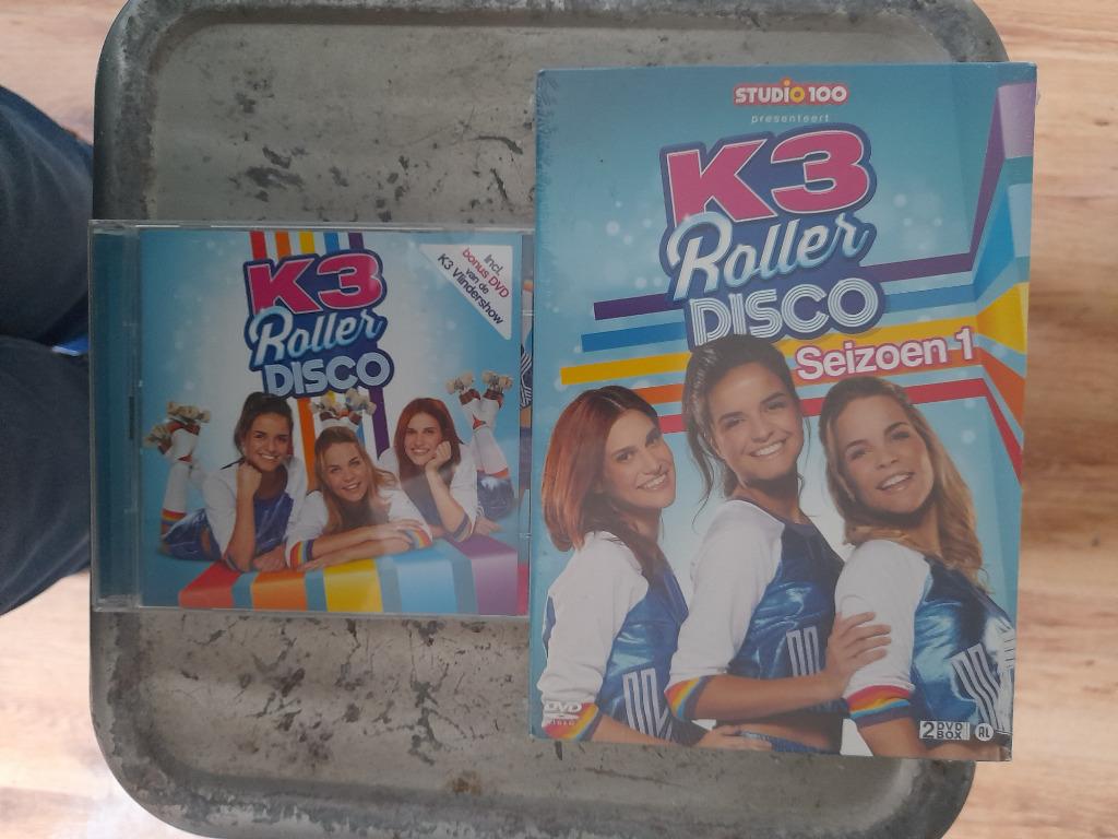K3 Roller Disco DVD + CD, Tous les âges, Comme neuf, Envoi, TV fiction