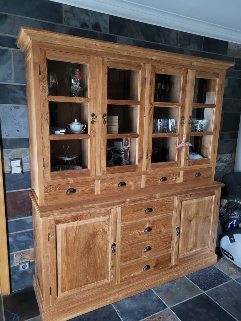 Mooie massive buffetkast in teak, Ophalen