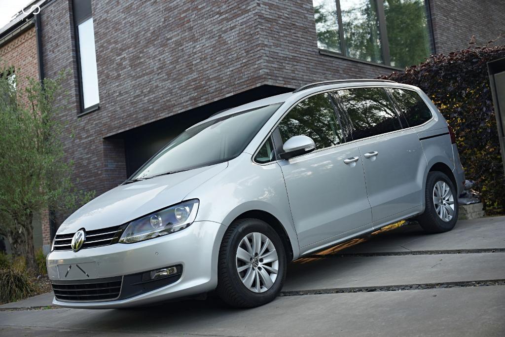 Volkswagen Sharan 2.0 TDi Comfortline DSG, Autos, Volkswagen, Argent ou Gris, Achat, Entreprise, 7 places