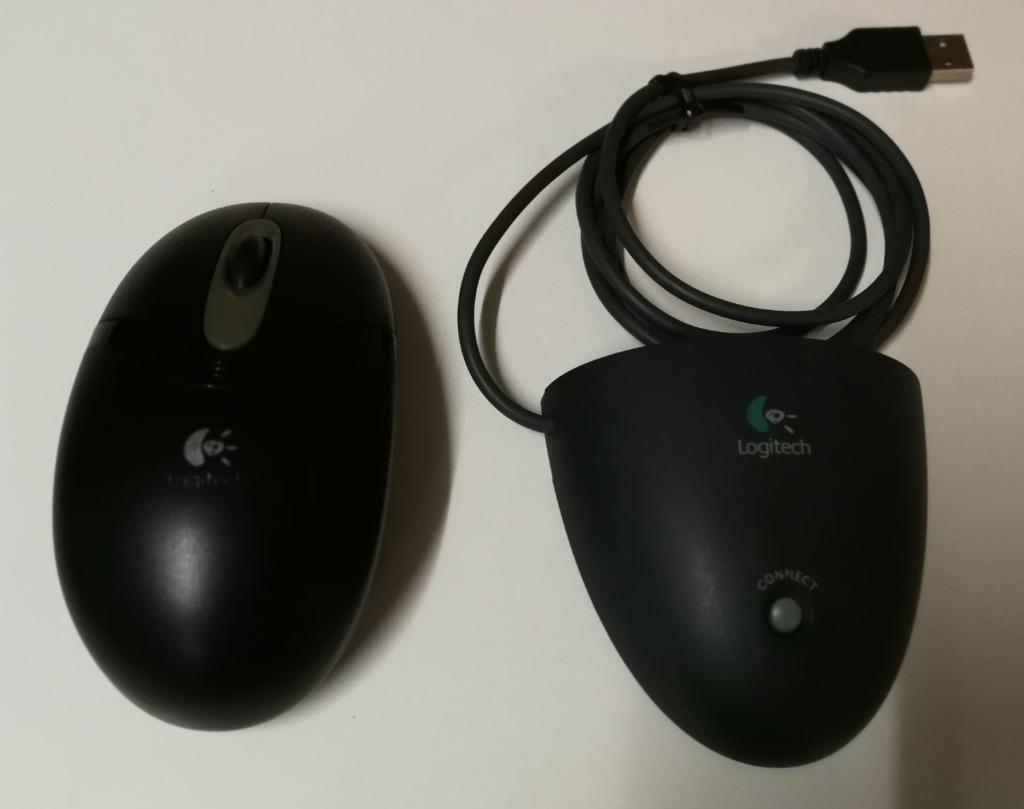 Muis Logitech draadloos met ontvanger (nr 7), Ophalen, Muis, Logitech, Zo goed als nieuw