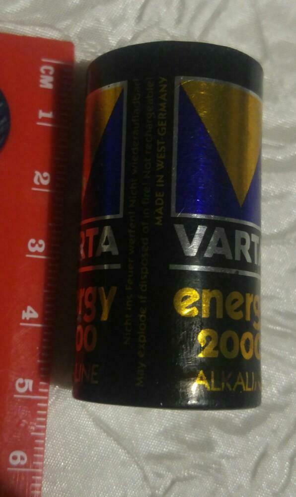 Vintage Pile Batterje Varta Energie 2000 1.5v septembre 1989, Enlèvement ou Envoi, Utilisé