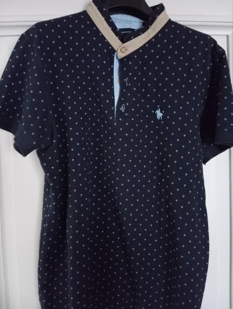 Creaciones GPA - polo bleu à motif bleu clair, XL, Enlèvement ou Envoi, Comme neuf