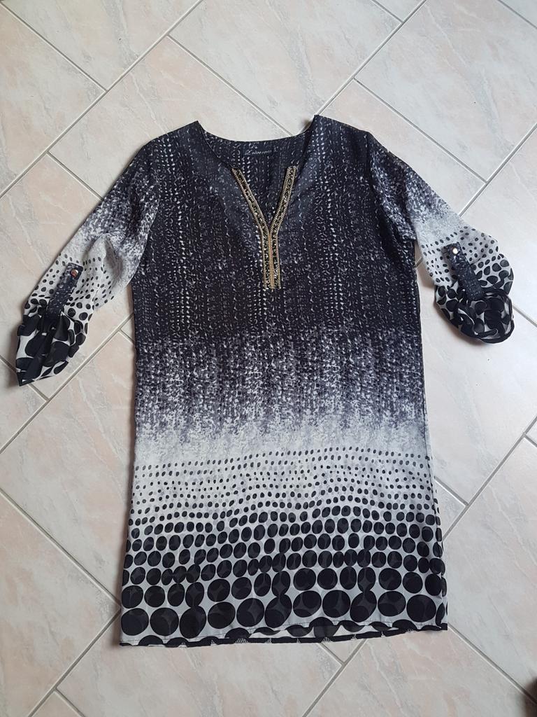 sluier jurk, Kleding | Dames, Maat 38/40 (M), L'olive verte, Zwart, Ophalen of Verzenden