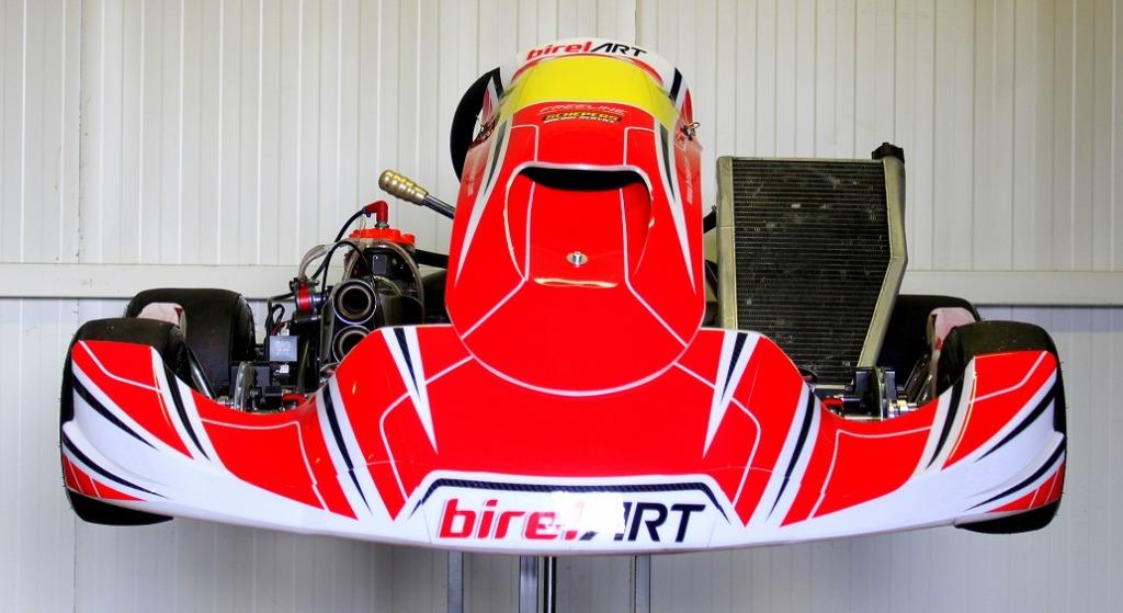 BIREL CRY30 Schakelkart met Modena KK1 Motor, Sport en Fitness, Karting, Ophalen of Verzenden, Zo goed als nieuw, Kart