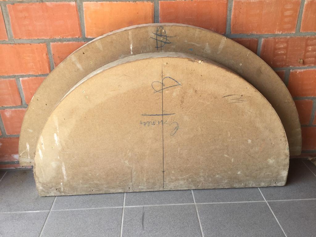 Metsersboog dubbele halve cirkel, Ophalen
