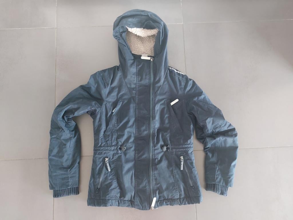 Superdry jas - blauw - maat S, Ophalen of Verzenden, Zo goed als nieuw, Maat 36 (S), Blauw