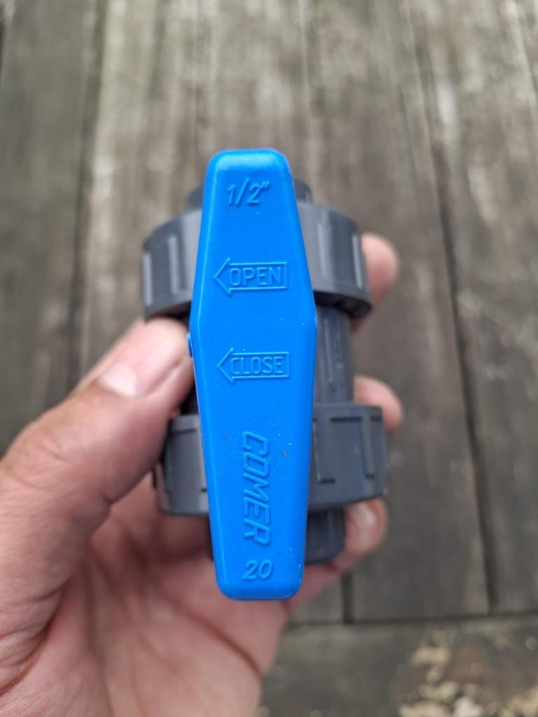 Bolkraan 3delig diameter 20 pn16 dn15 1/2, Doe-het-zelf en Bouw, Ophalen