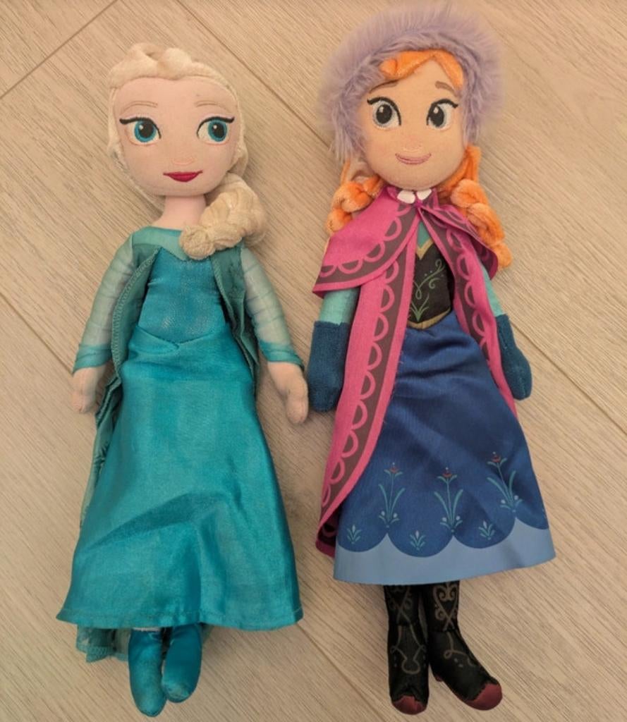 Frozen Anna en Elsa, Ophalen of Verzenden, Gebruikt