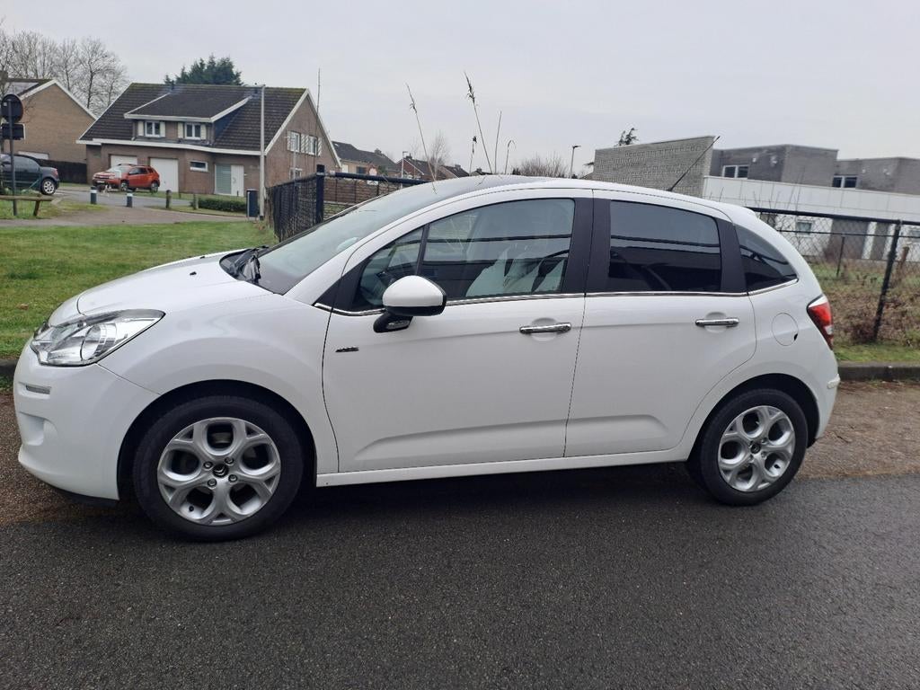 Citroën C3 exclusive 2014 mét panoramisch dak, Auto's, Wit, Particulier, Airbags, C3