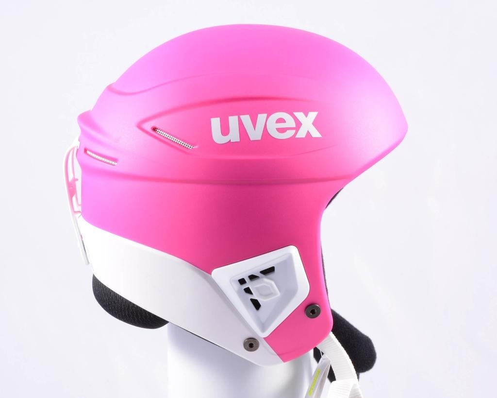 55 56 cm ski snowboard helm UVEX RACE + Pink, Sport en Fitness, Ophalen of Verzenden, Gebruikt, Ski, Carve