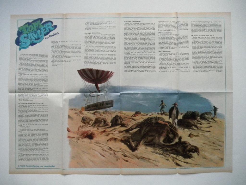 Poster Spirou 2208 - Tom Sawyer - Follet Godi - 7 août 1980, Livres, René Follet - Godi, Une BD, Comme neuf, Enlèvement