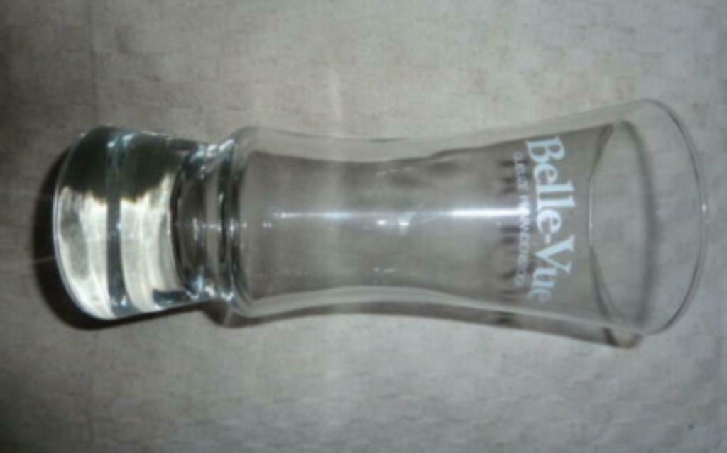 #F bier glas BELLE - VUE Gueuze PH. Vandenstock 0,25L, Verzamelen, Glas en Drinkglazen, Nieuw, Bierglas, Ophalen of Verzenden
