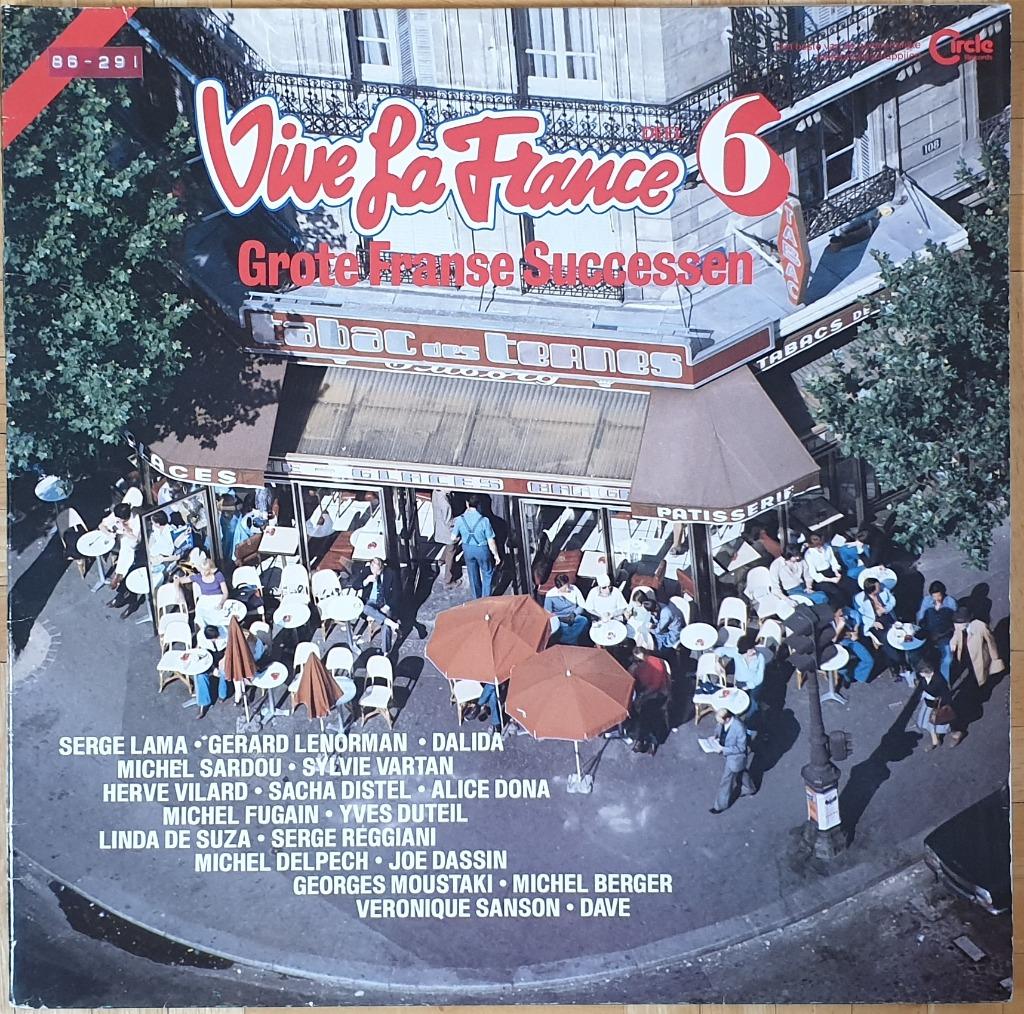 2LP Vive la France 6 - diverse artiesten, Ophalen of Verzenden, Gebruikt, 12 inch, Pop