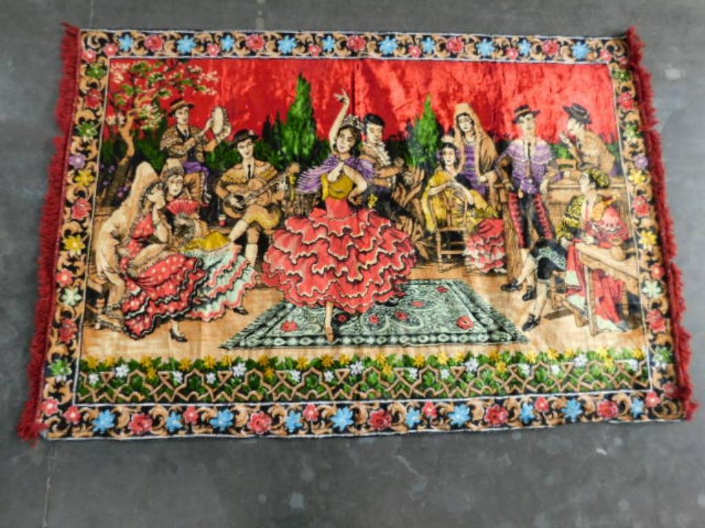 Wandtapijt Spaans tafereel, Antiek en Kunst, Ophalen