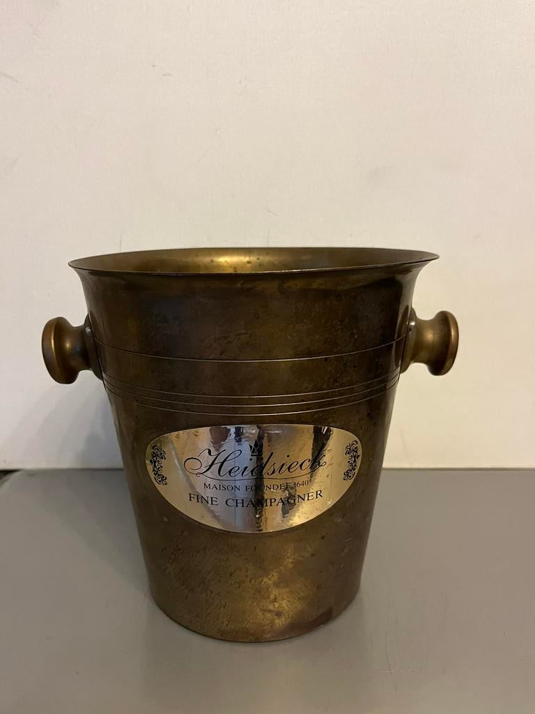 Oude antieke Charles Heidsieck champagnekoeler / wijnkoeler, Ophalen of Verzenden