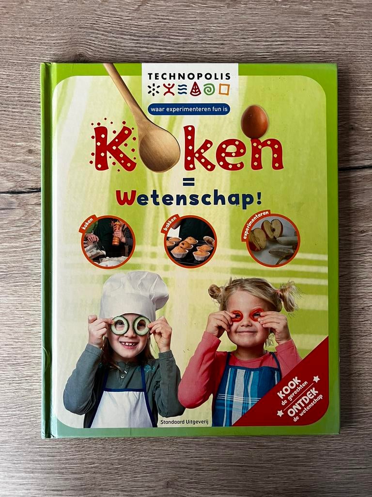 Kinderkookboek Koken = wetenschap, Ophalen of Verzenden, Zo goed als nieuw, Hoofdgerechten