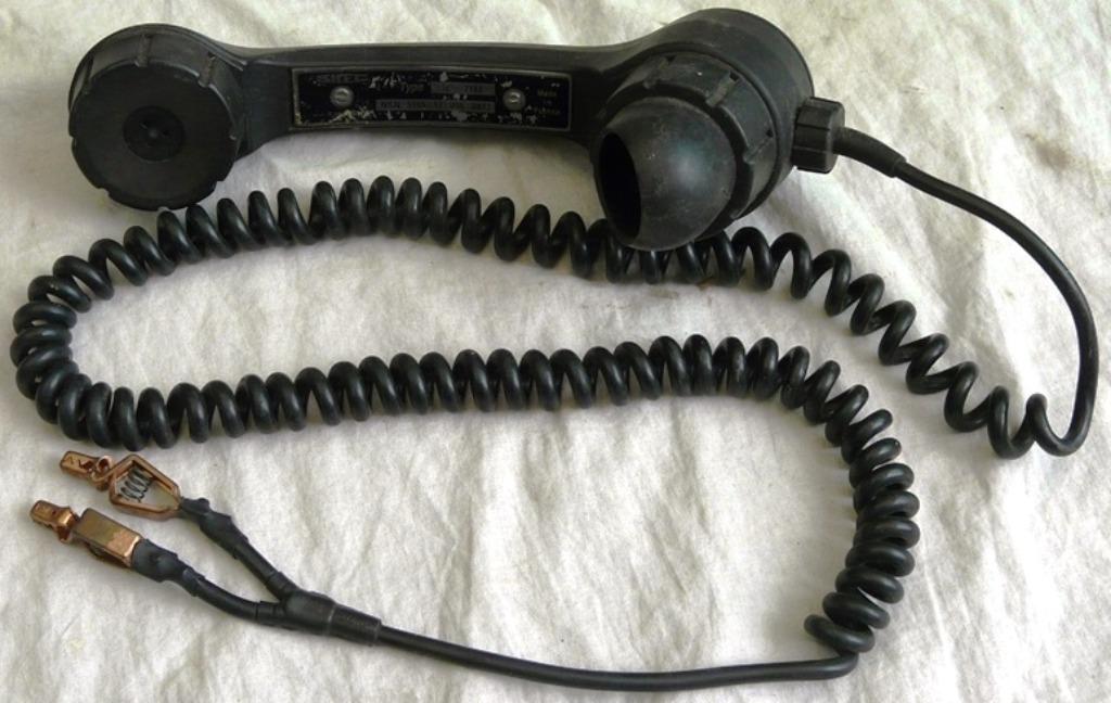 Handtelemicrofoon / Handset, H-7188, Silec, KL, jaren'80.(1), Ophalen of Verzenden, Landmacht, Overige typen