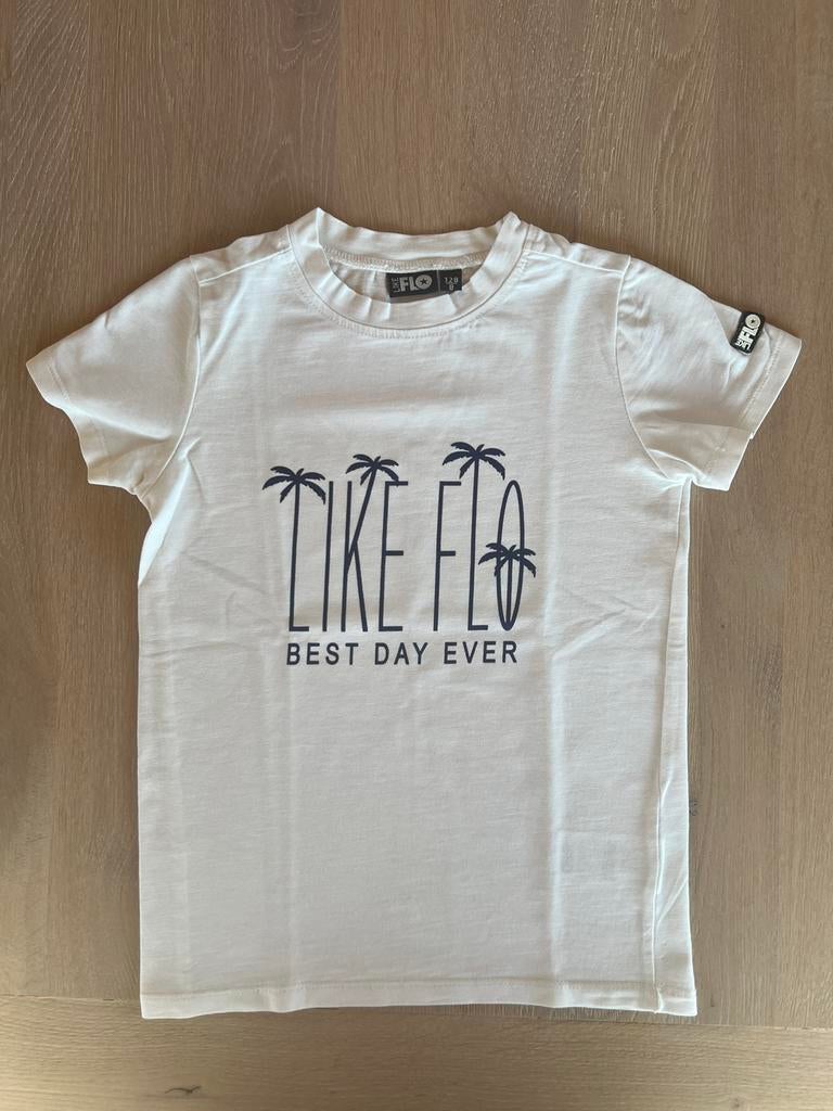 Tshirt Like Flo - wit - m128, Ophalen of Verzenden, Zo goed als nieuw