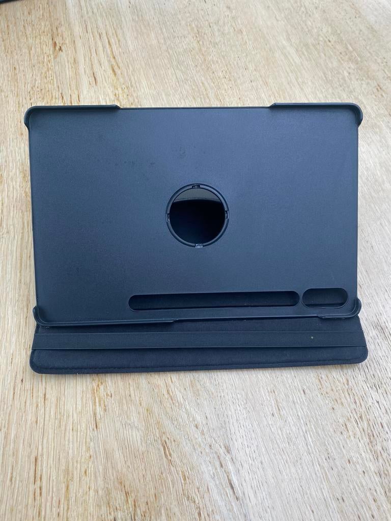 Hoes Galaxy Tab S9 FE Plus -Tri - Fold zwart, Ophalen of Verzenden, Nieuw, Galaxy Tab S9, Bescherming voor- en achterkant