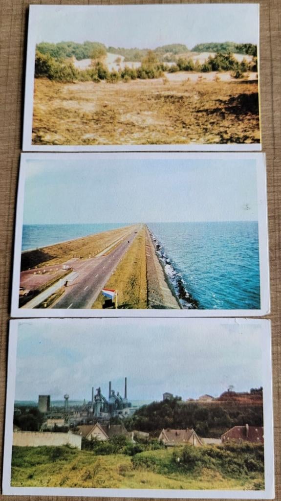 3 oude fotoprentjes: reeks Benelux, Ophalen of Verzenden, Gebruikt, Overige onderwerpen, Prent