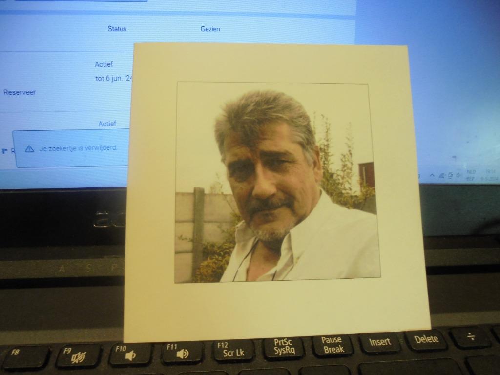 dp René Steelant, Verzamelen, Bidprentjes en Rouwkaarten, Ophalen of Verzenden, Bidprentje