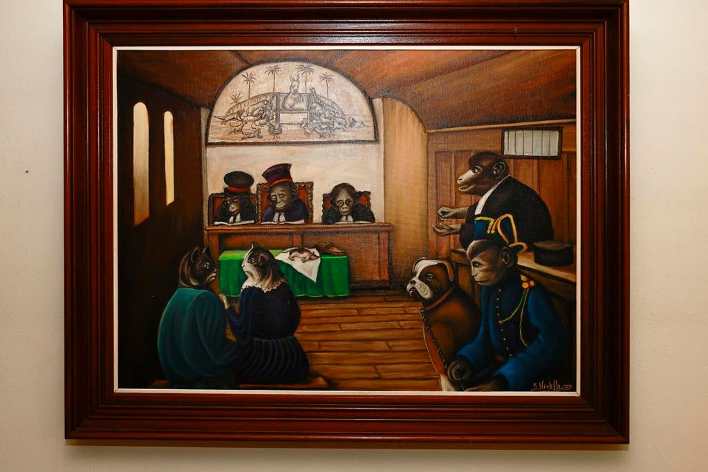 Dieren schilderij, Enlèvement