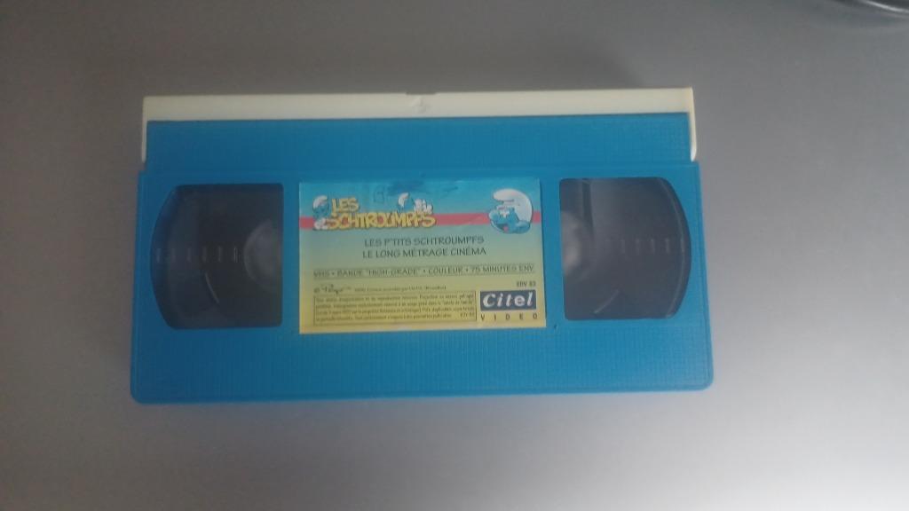 VHS Les p'tits Schtroumpfs, Enlèvement ou Envoi, Dessin animé, Tous les âges, Utilisé