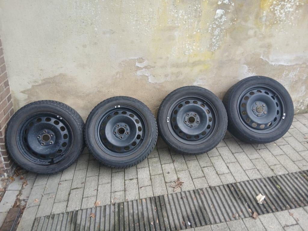 Jantes hiver  vw 5x112, Autos : Pièces & Accessoires, Pneus & Jantes, Enlèvement, Pneu(s)