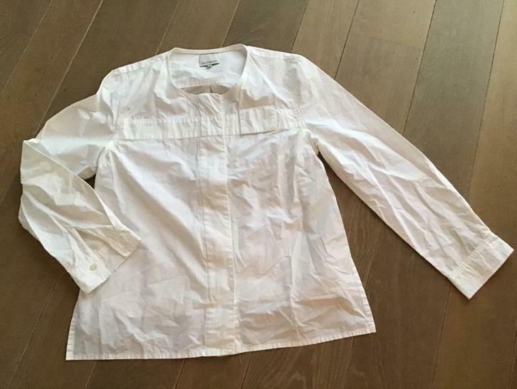 Wit hemd rue blanche maat 3=40, Kleding | Dames, Verzenden, Zo goed als nieuw, Maat 38/40 (M), Wit
