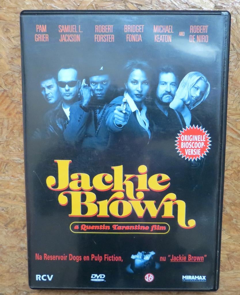 DVD - JACKIE BROWN (QUENTIN TARANTINO), Cd's en Dvd's, Vanaf 16 jaar, Verzenden, Zo goed als nieuw, Actie