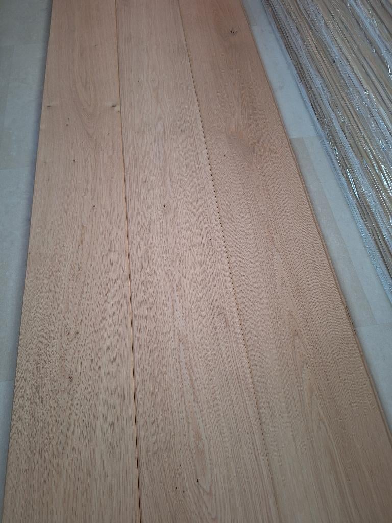 Massief eiken parket, Nieuw, 10 m² of meer, 10 tot 30 cm, Hout