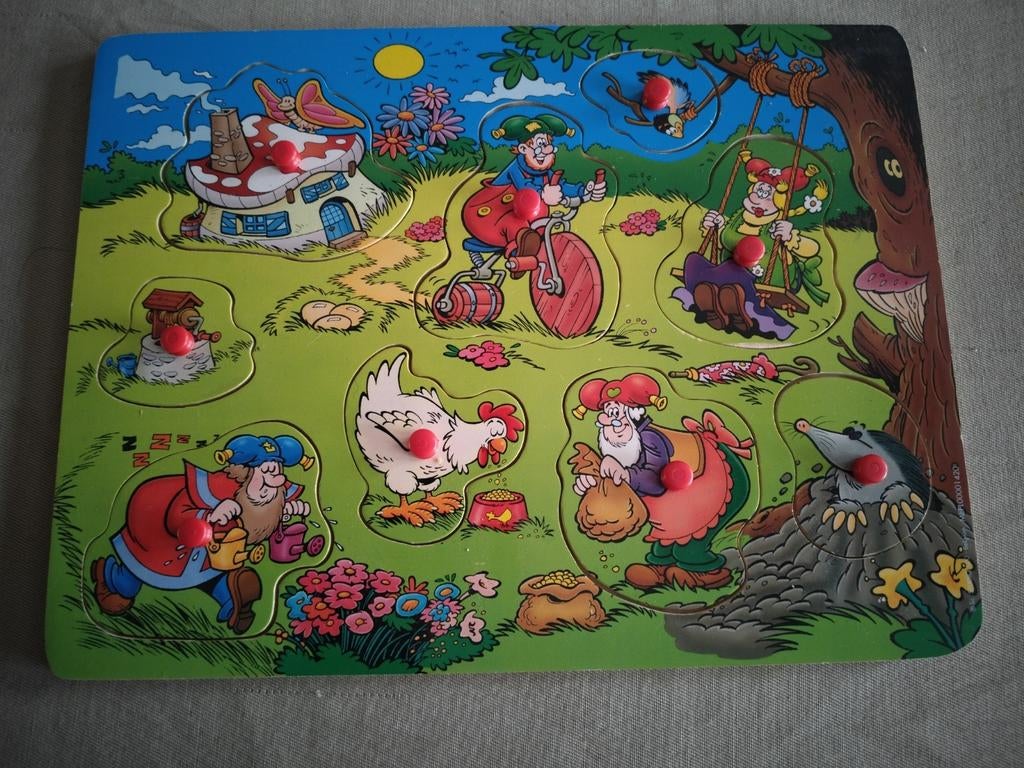 Houten legpuzzel Plop, Ophalen of Verzenden, Zo goed als nieuw