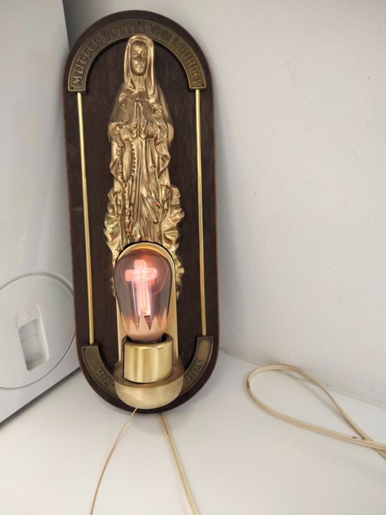 Très RARE Notre Dame de LOURDES  Lumineux, Antiquités & Art, Enlèvement ou Envoi