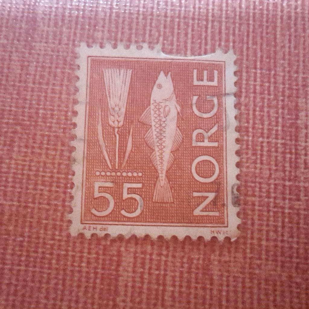Timbres de Norvège, Timbres & Monnaies, Timbres | Europe | Scandinavie, Enlèvement ou Envoi, Norvège, Affranchi