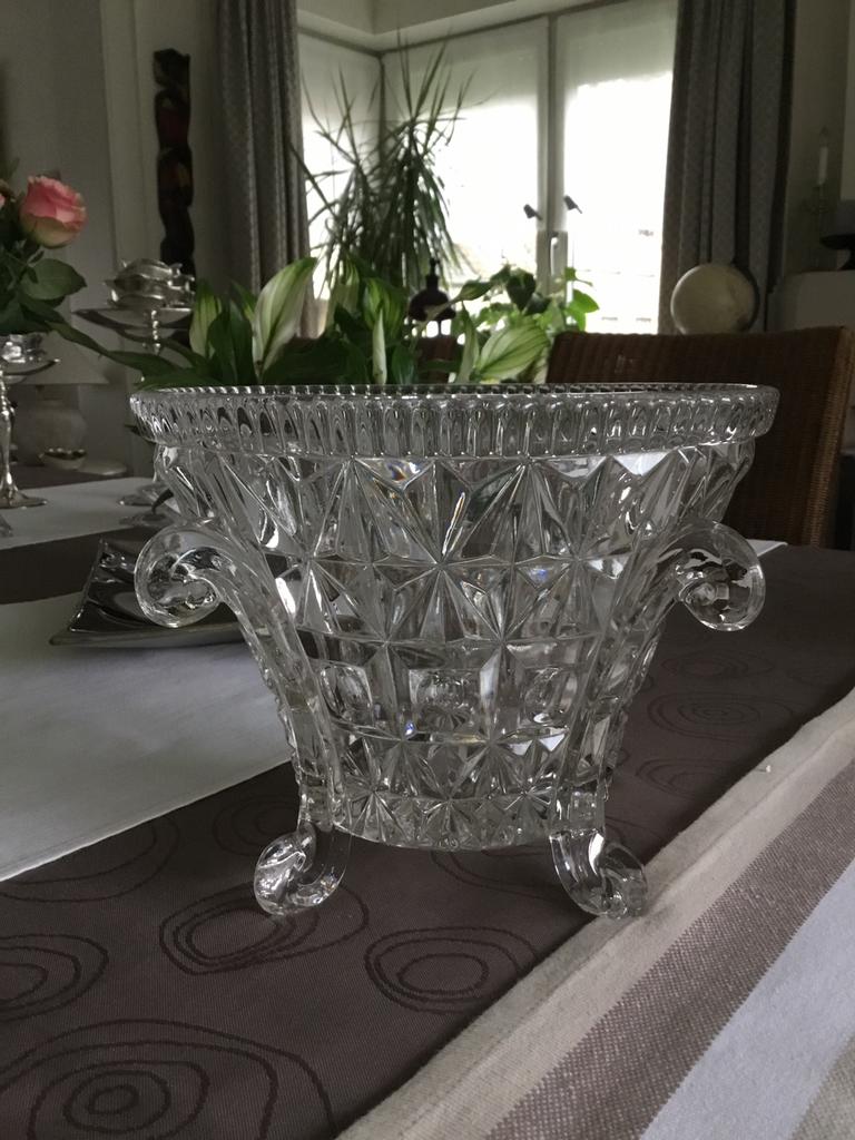 Vase art déco en cristal 1980, Enlèvement ou Envoi