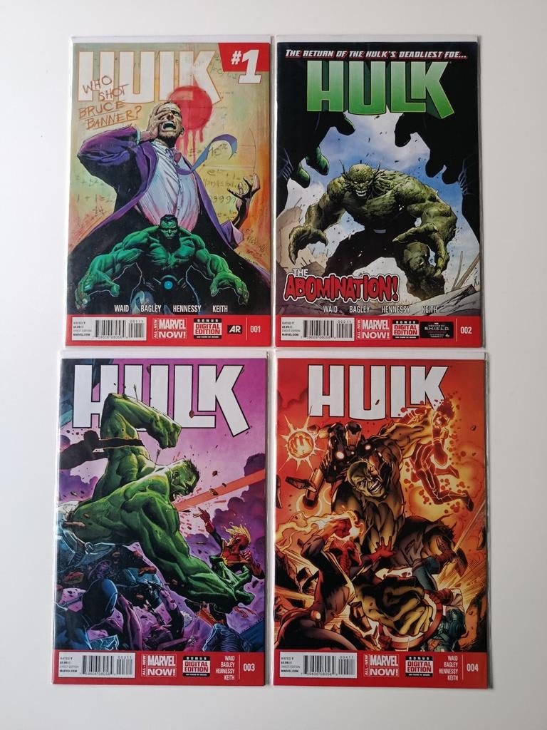 Marvel - Hulk #1-4 (2014), Ophalen of Verzenden