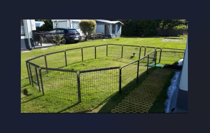 Hondenpark verplaatsbaar, Dieren en Toebehoren, Ophalen, Zo goed als nieuw